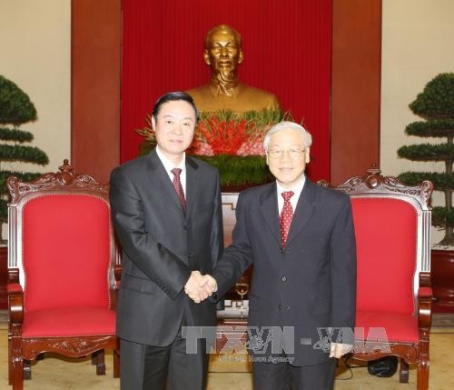 Tổng Bí thư Nguyễn Phú Trọng tiếp Đoàn đại biểu Đảng Cộng sản Trung Quốc - ảnh 1